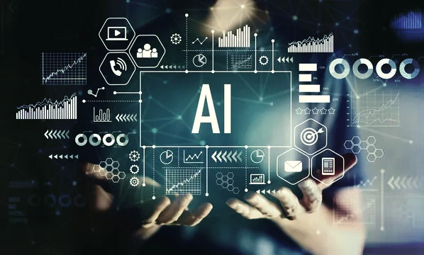 Future Tech Workspace Image (without people)  Purpose:  Main homepage banner About page header Educational innovation section AI-powered learning platform promotion  Message it conveys:  The future of education is intelligent, digital, personalized, and technology-driven.